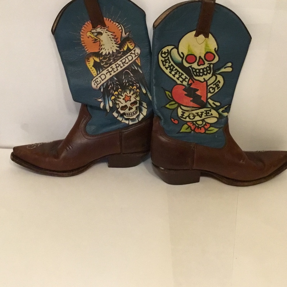 Original Ed Hardy Boots - before anyone knew ahead
