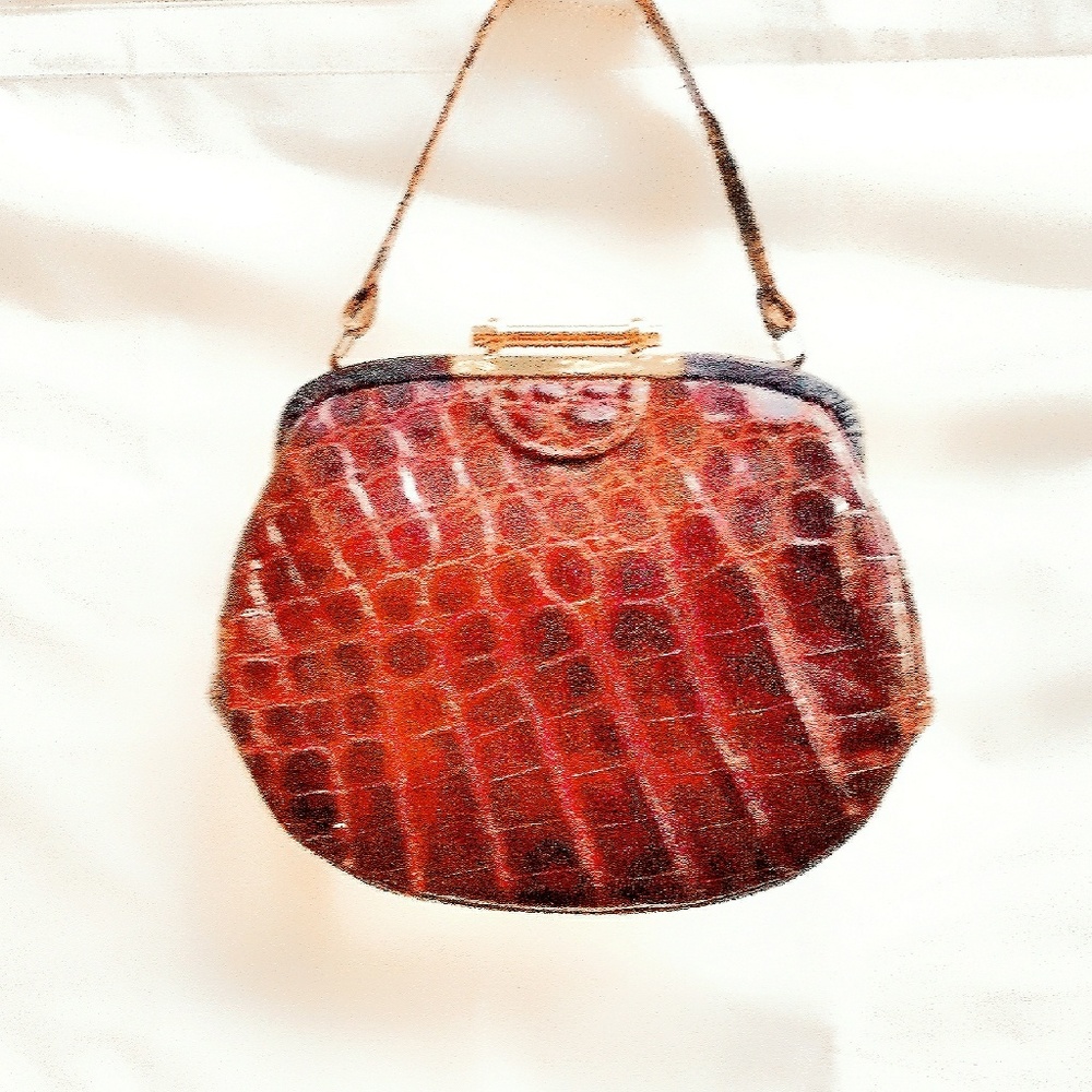 Vintage Authentic Alligator Bag - Picture 3 of 5