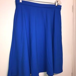 Cynthia Rowley Royal Blue Tea length skirt