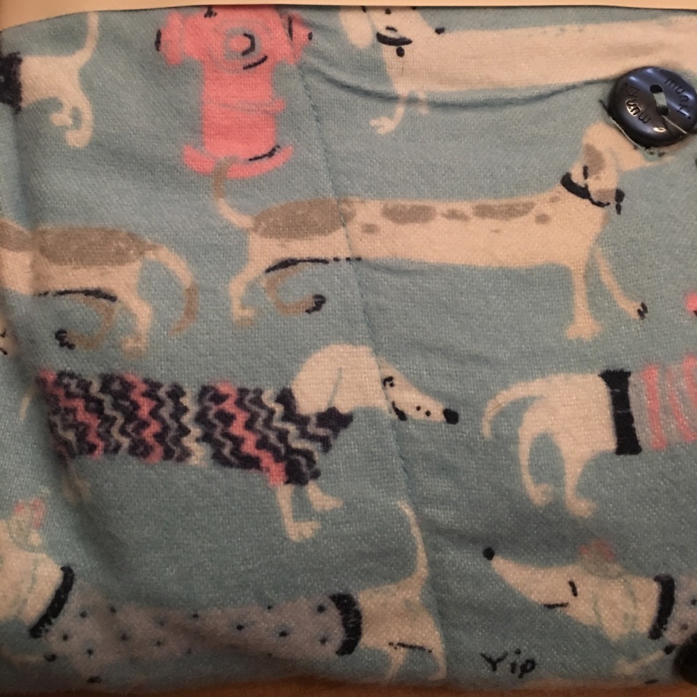 Munki Munki Classic Flannel PJs - Blue Dogs - Picture 3 of 4