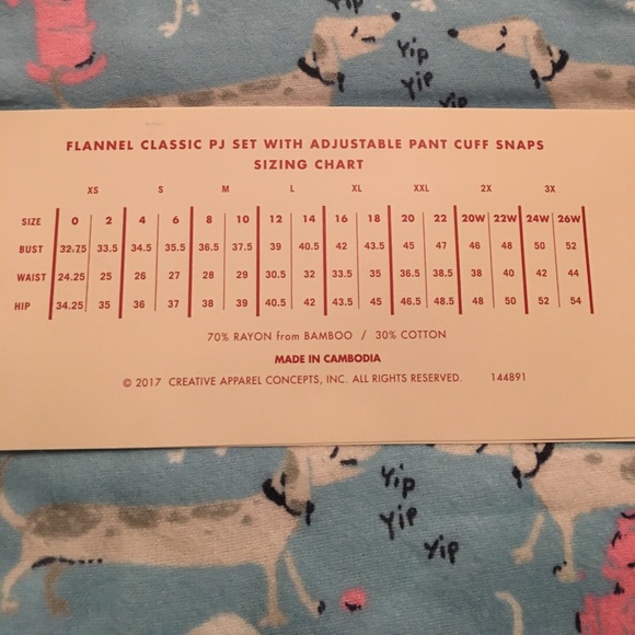 Munki Munki Classic Flannel PJs - Blue Dogs - Picture 4 of 4