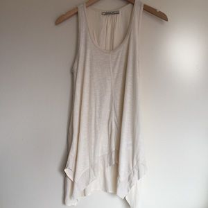Chloe K Cream Flowy Tank Size S