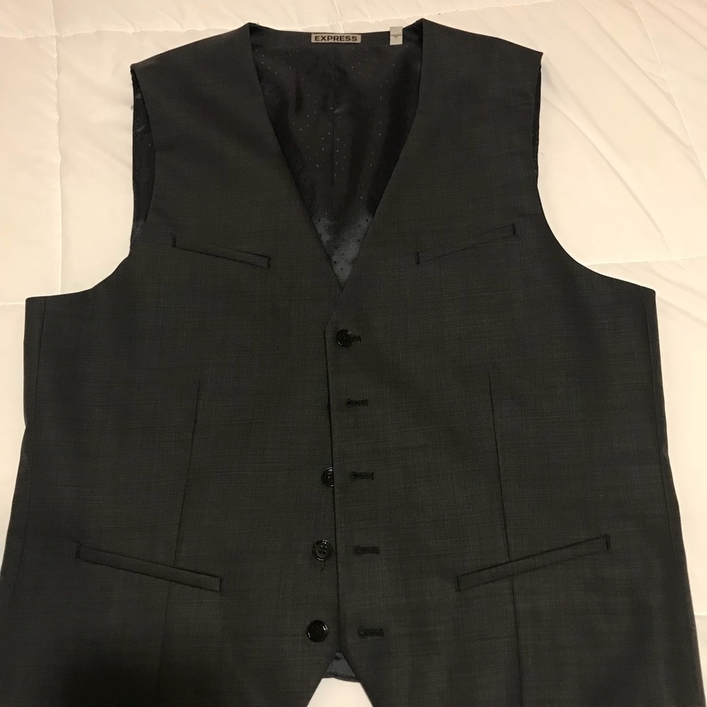 Express Dark Gray Vest