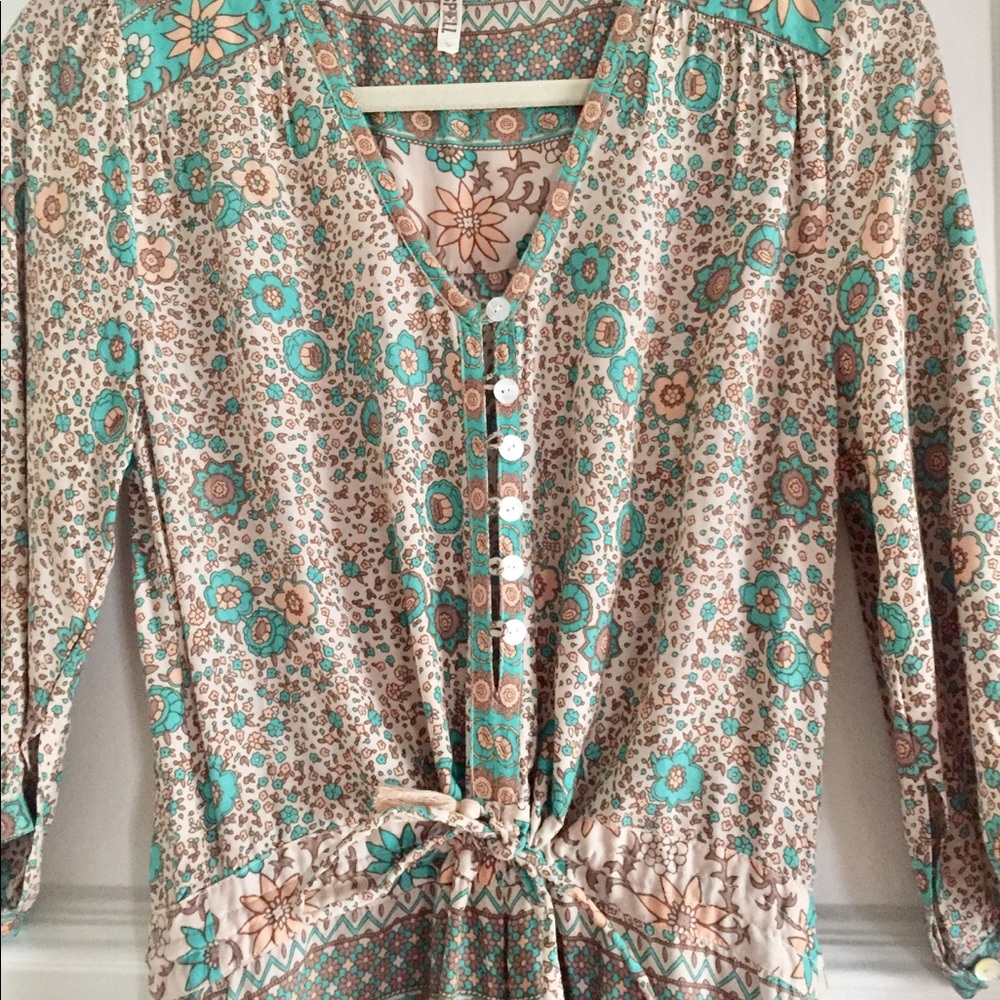 Spell and Gypsy Multi-flower Romper/jumpsuit