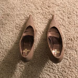 Tan Thom Brown pointed two stiletto