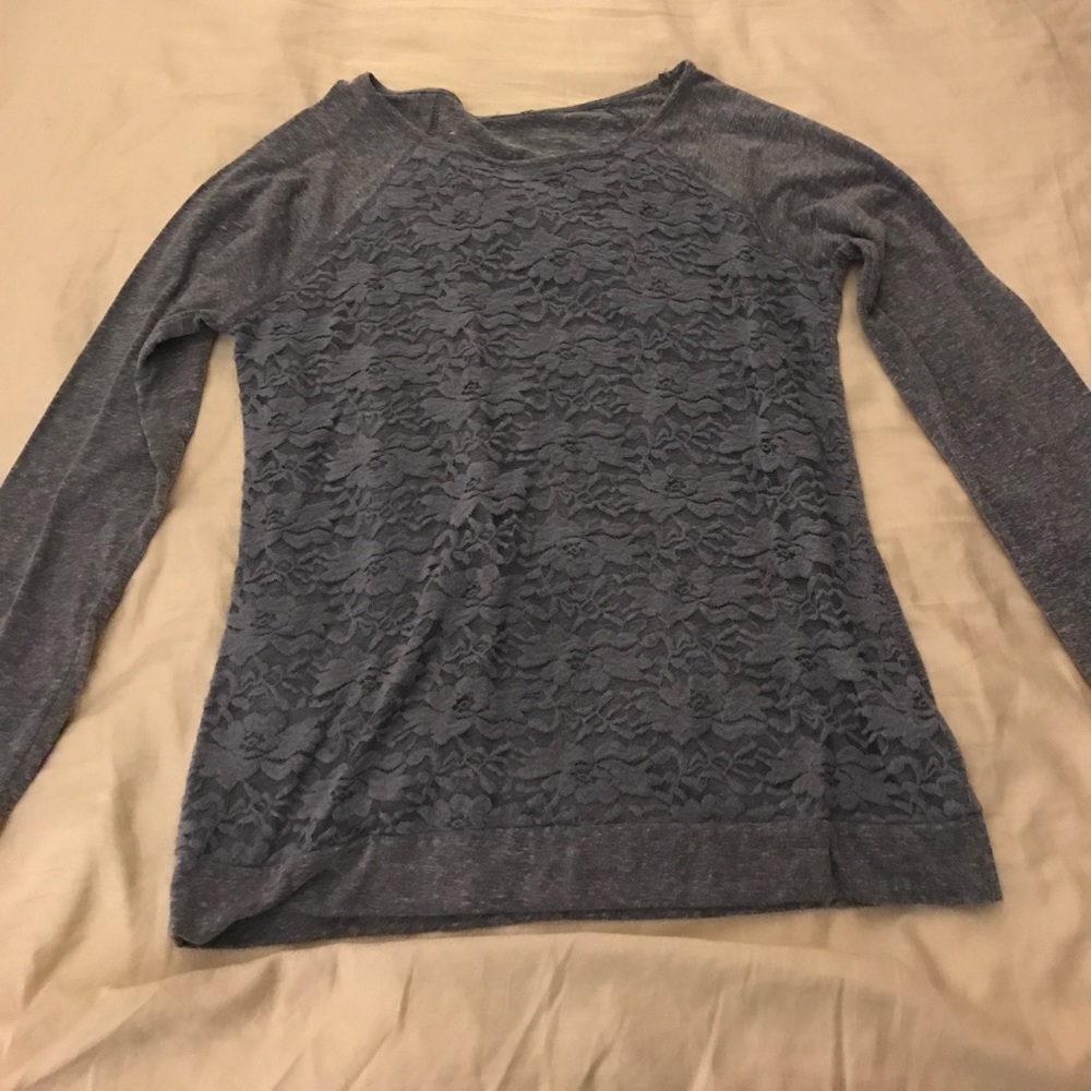 Lace flower sweater