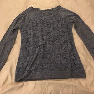 Lace flower sweater