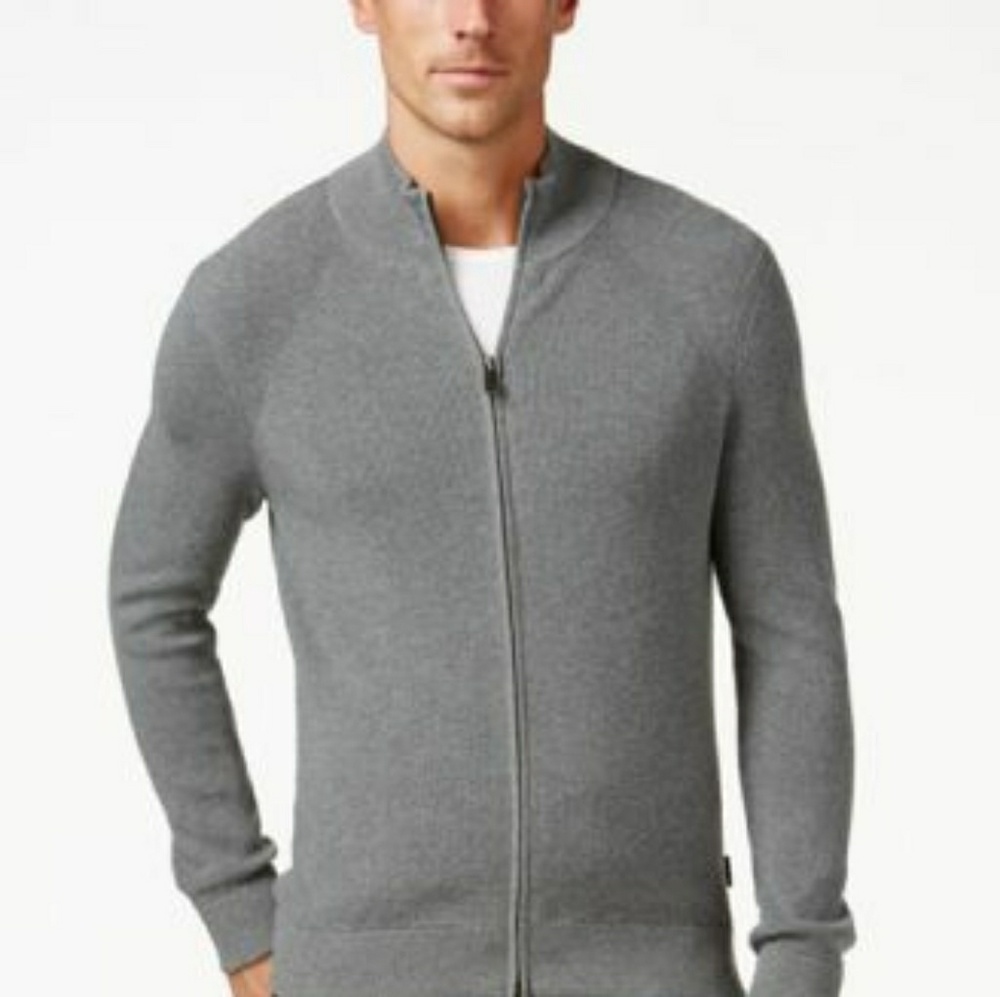 (NWT) Michael Kors Mens Full-Zip Sweater 