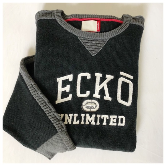 Ecko Unlimited Other - ⬇️ $27 Ecko Unlimited Thick Knit Logo Sweater XXL