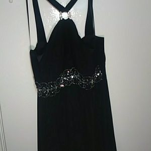 A black evening/cocktail dress