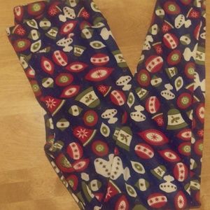 LuLaRoe OS Christmas Leggings