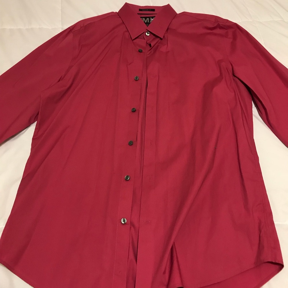 Express 1MX Pink Dress Shirt