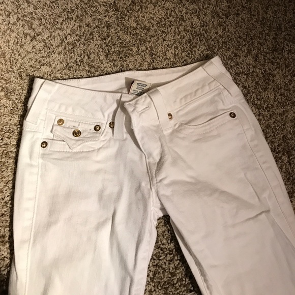 White true religion flare jeans - Picture 2 of 5