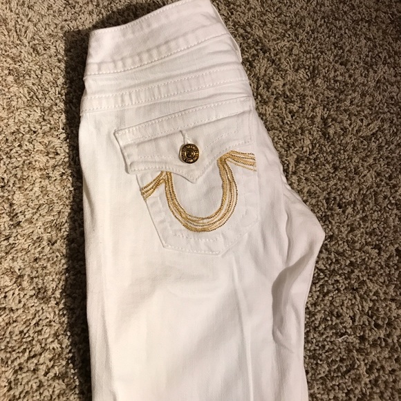 White true religion flare jeans - Picture 4 of 5