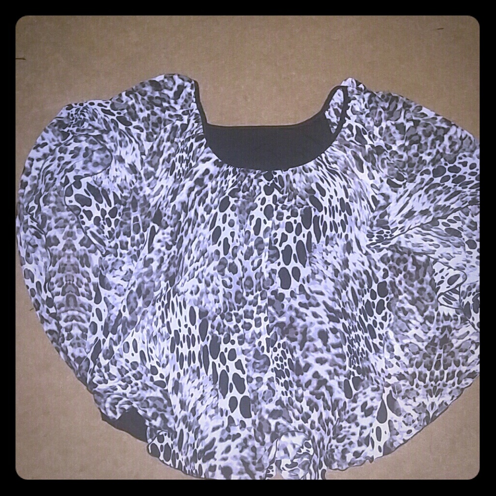 Stylish cheetah print Blouse