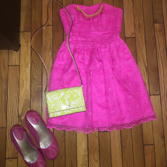 Lilly Pulitzer pink dress - Picture 2 of 6