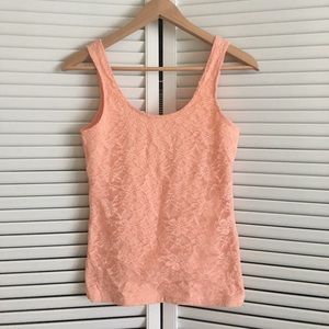 New condition peachy lace top New condition peachy lace top