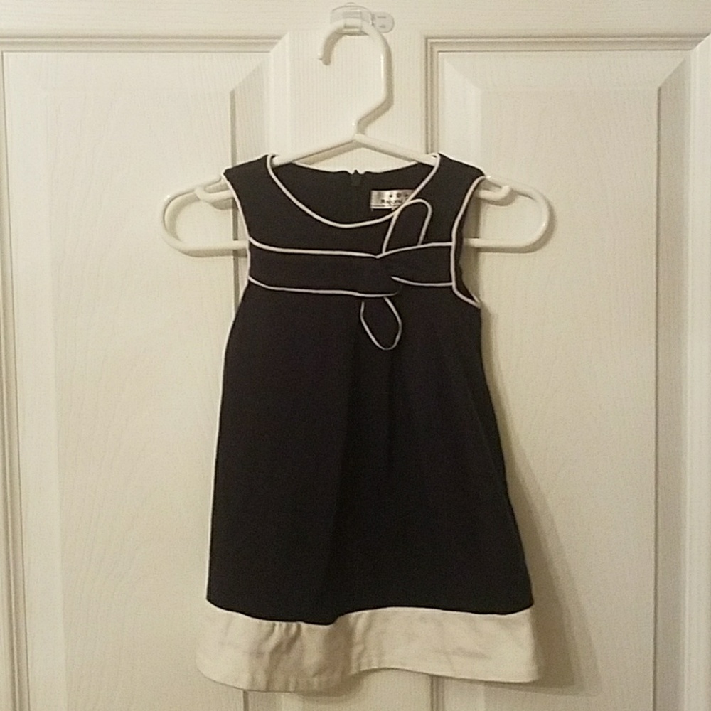 Mayoral Chic 6 month baby girl dress navy & white
