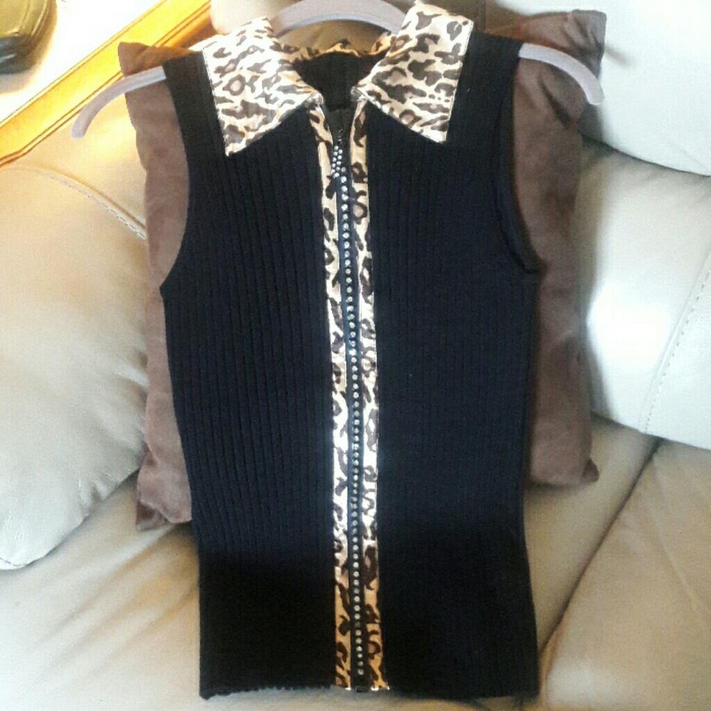 Swarovski  Crystal embellished top
