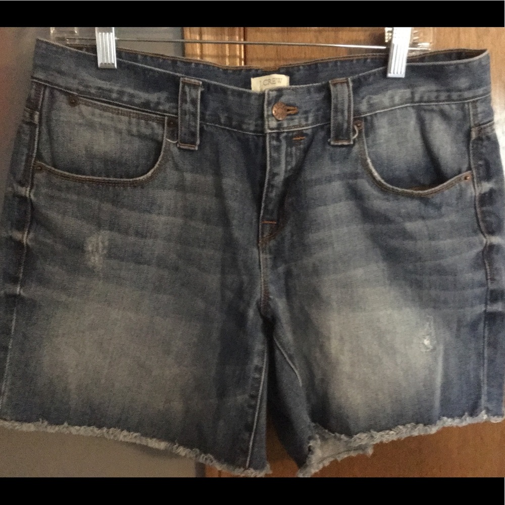 J. Crew high-rise denim shorts