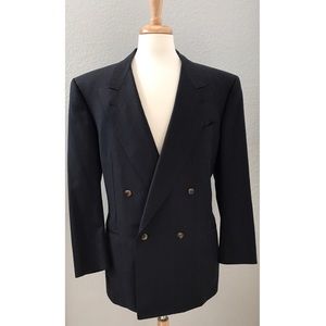 Canali Proposta Navy Double Breasted Blazer