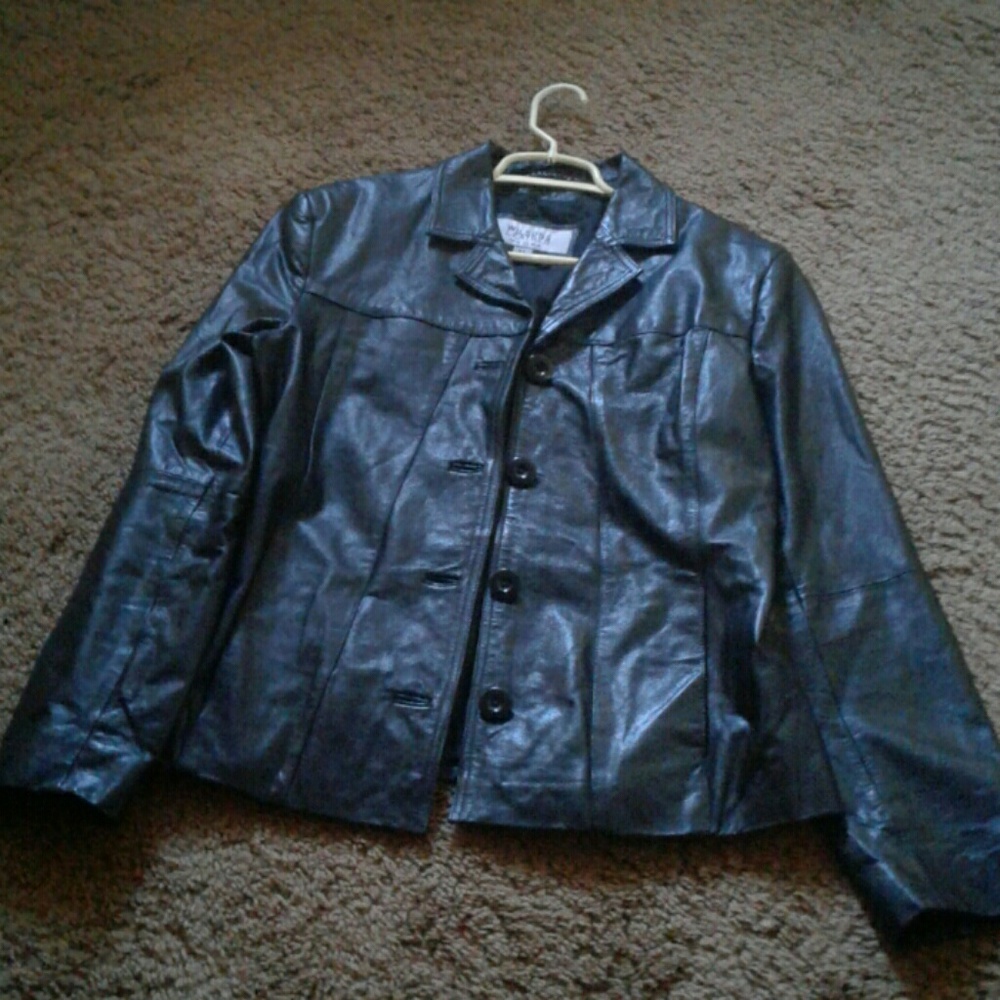 Leather jacket