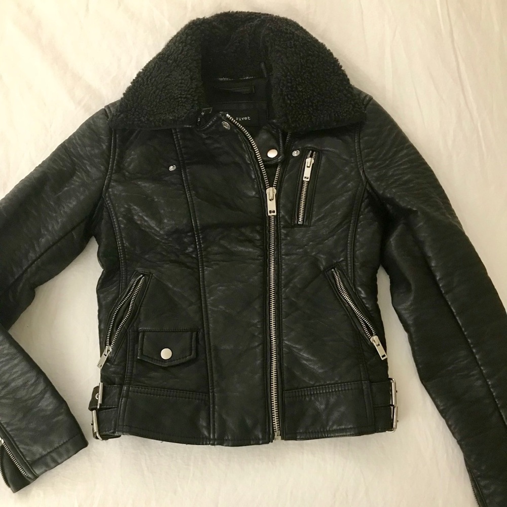 Black Leather Coat