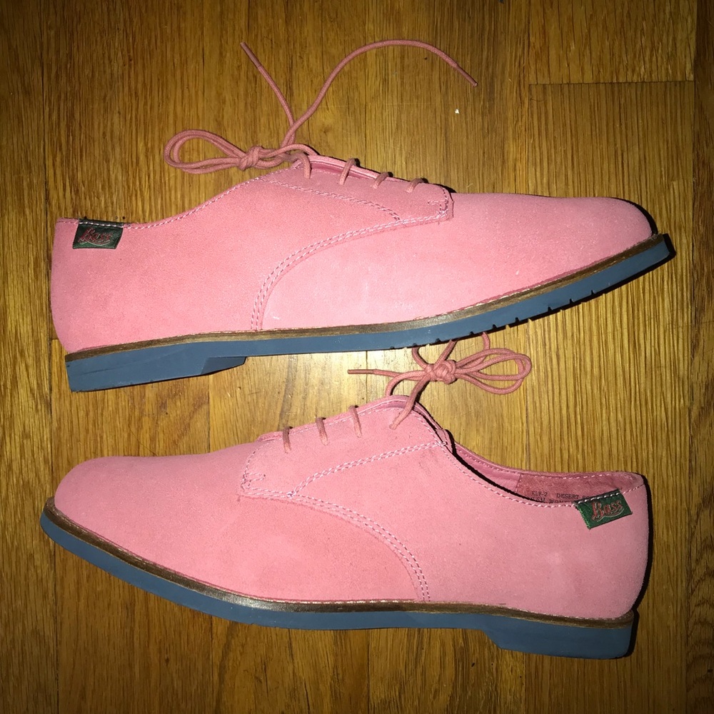 Bass Suede Rose Oxford Women Sz 9.5 nike.yeezy