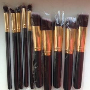 New 10pcs brushes set