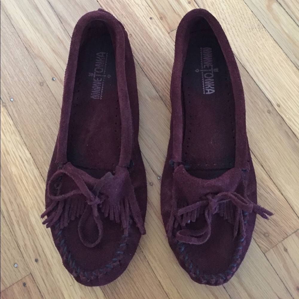 Minnetonka Moccasins Kilty Hardsole size 8.5
