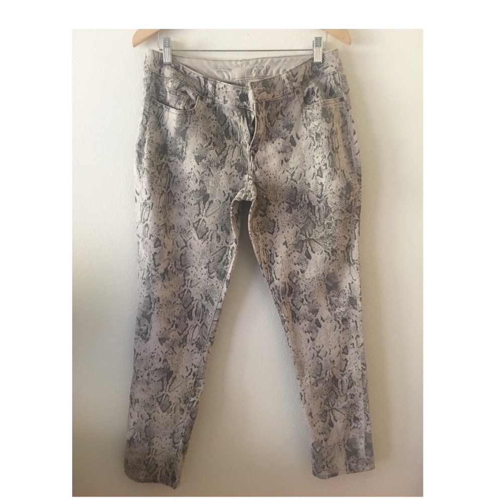 Limited Snake-print jeans