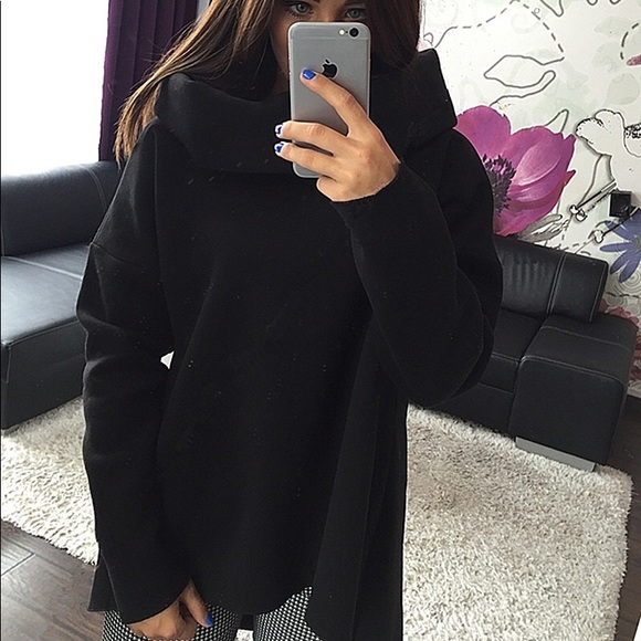 Sweaters - Black turtleneck sweater