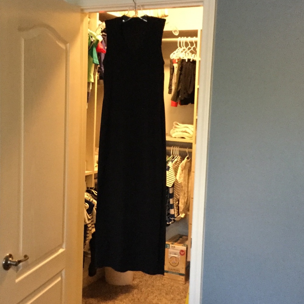 Guess long black dress