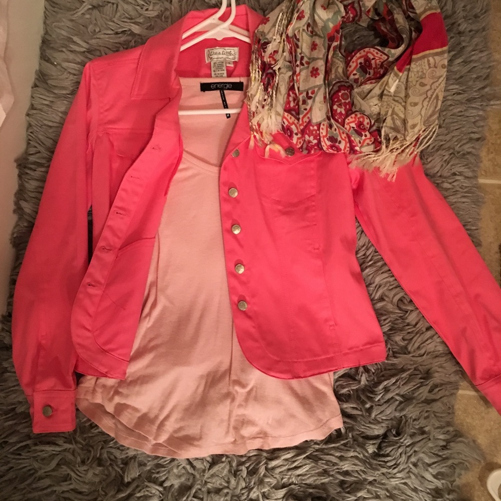 🌹🌷Nordstrom pretty in pink jacket💕💕 - Picture 5 of 8