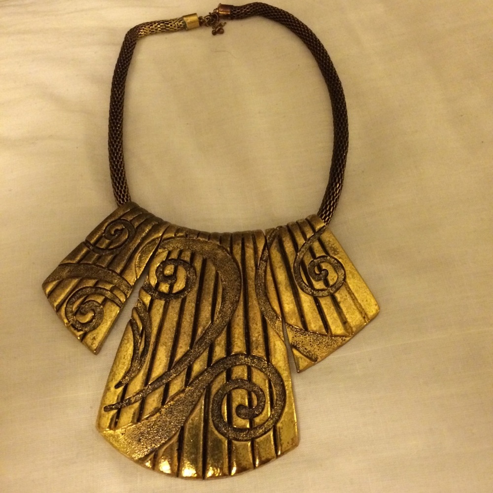 Golden necklace
