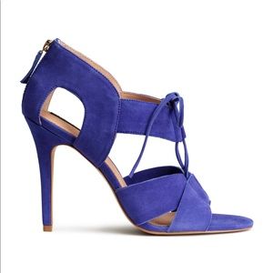 New H&M Premium suede heels