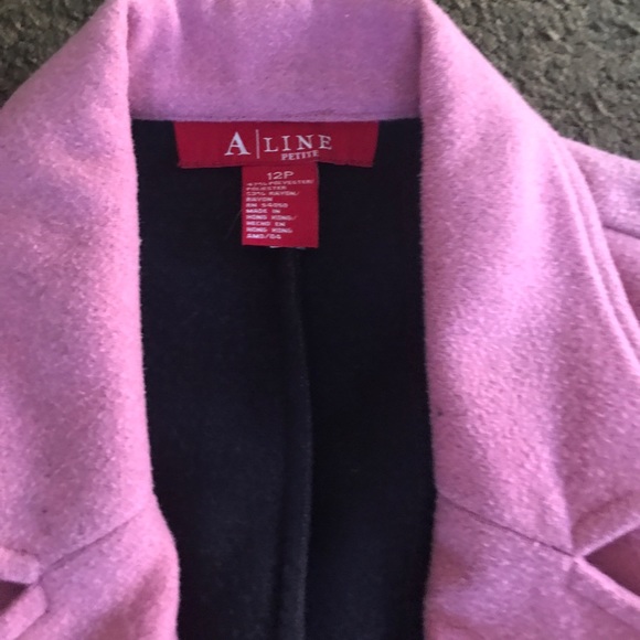 Beautiful A-Line Peacoat Size 12P Teddy Coat - Picture 2 of 3