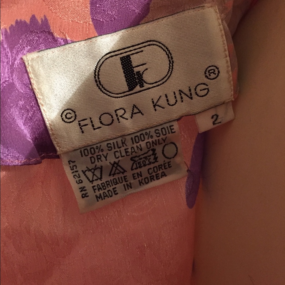 ✨Vintage 1980's✨Flora Kung 100% Silk wrap dress - Picture 8 of 10