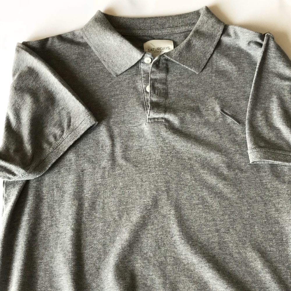 Saturdays Surf NYC Polo Medium Grey