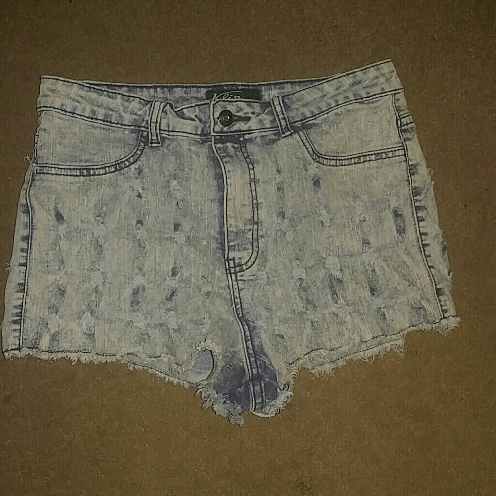 High waist stylish jean shorts