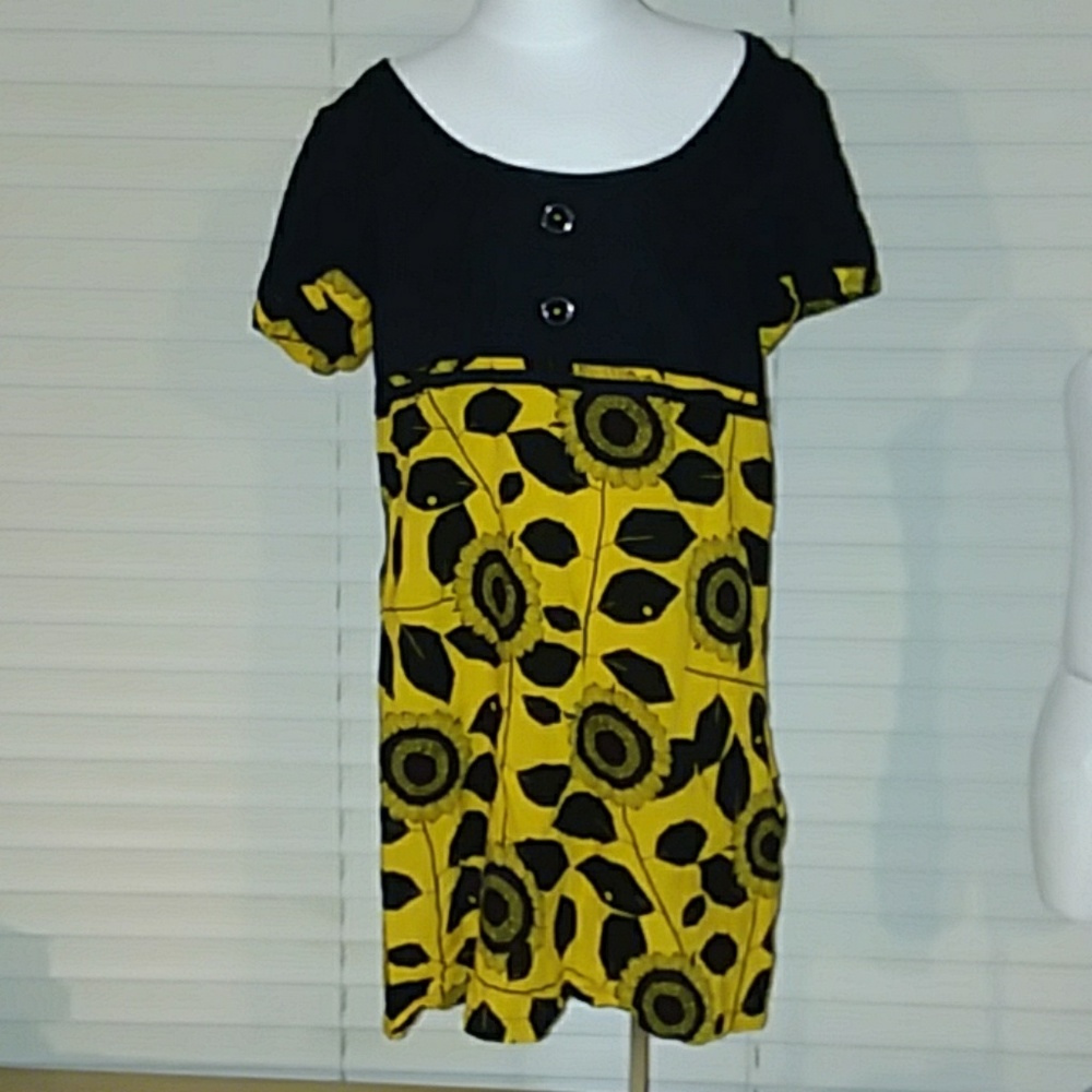 Forever 21 sunflower dress