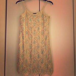 Sequined Flapper Style Sheath Dress