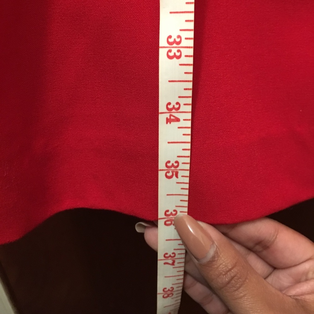 Calvin Klein Red Dress.Size:4 - Picture 5 of 8