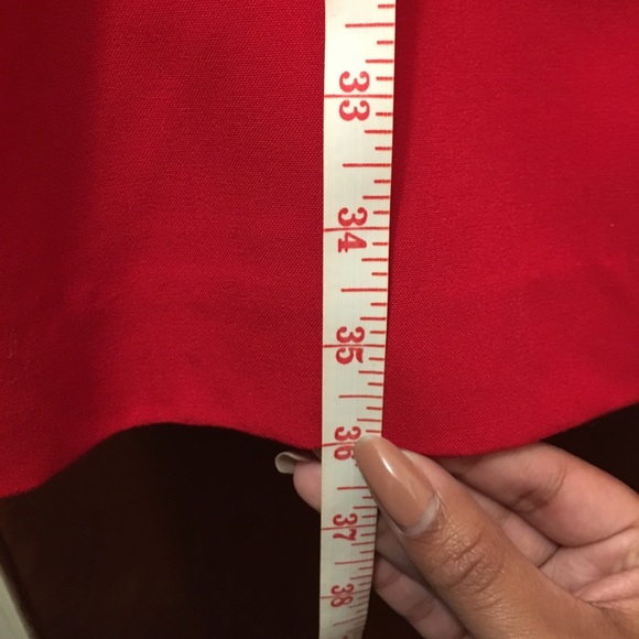 Calvin Klein Red Dress.Size:4 - Picture 5 of 8