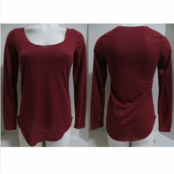 American Rag Tops - American Rag Cie top Small curved raw hem