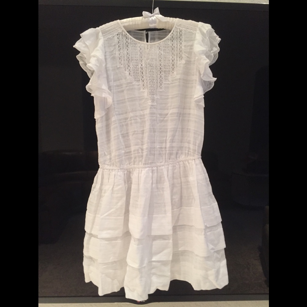 BCBG MazAzaria- white sundress - size M