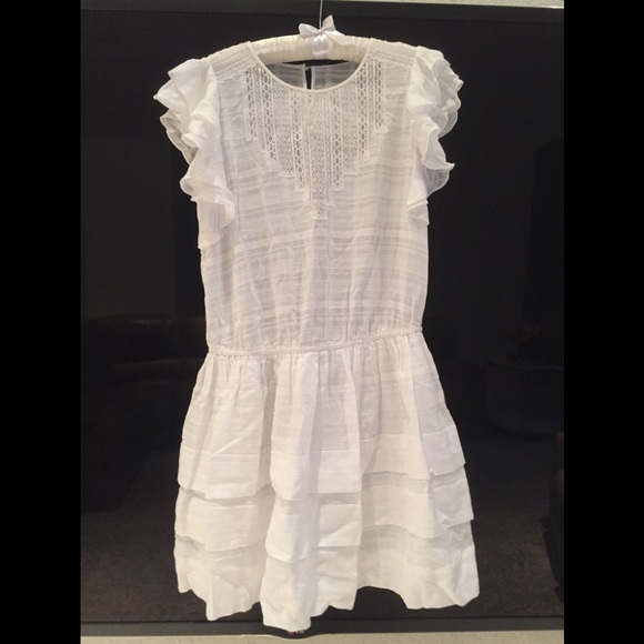 BCBG MazAzaria- white sundress - size M - Picture 1 of 4