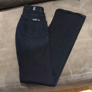 NWOT 7 For All Mankind dark rinse Kimmie jeans