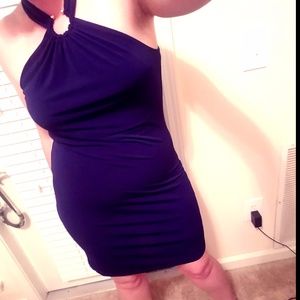 🔥SALE🔥 Navy Michael Kors dress w/ brass keyhole