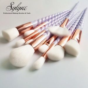 New 10pcs unicorn makeup brushes set